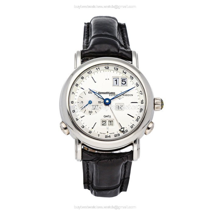 Ulysse Nardin GMT + - Perpetual Mens watch Unisex Automatic White gold 320-22 32