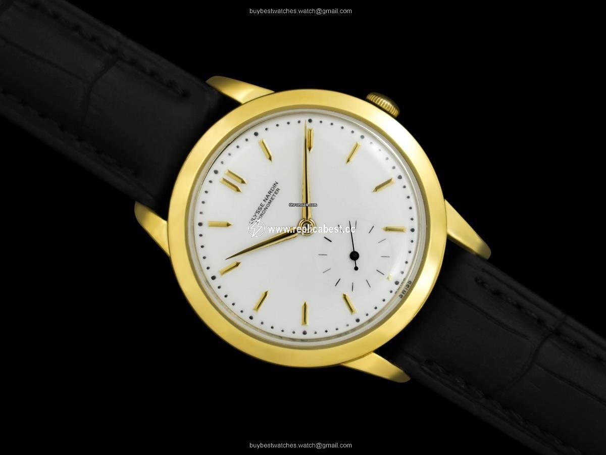 Ulysse Nardin Mens watch Unisex Gold Steel 8094