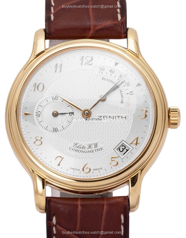 Zenith Elite Power Reserve Mens watch Unisex Manual winding Yellow gold 30.0240.655 01
