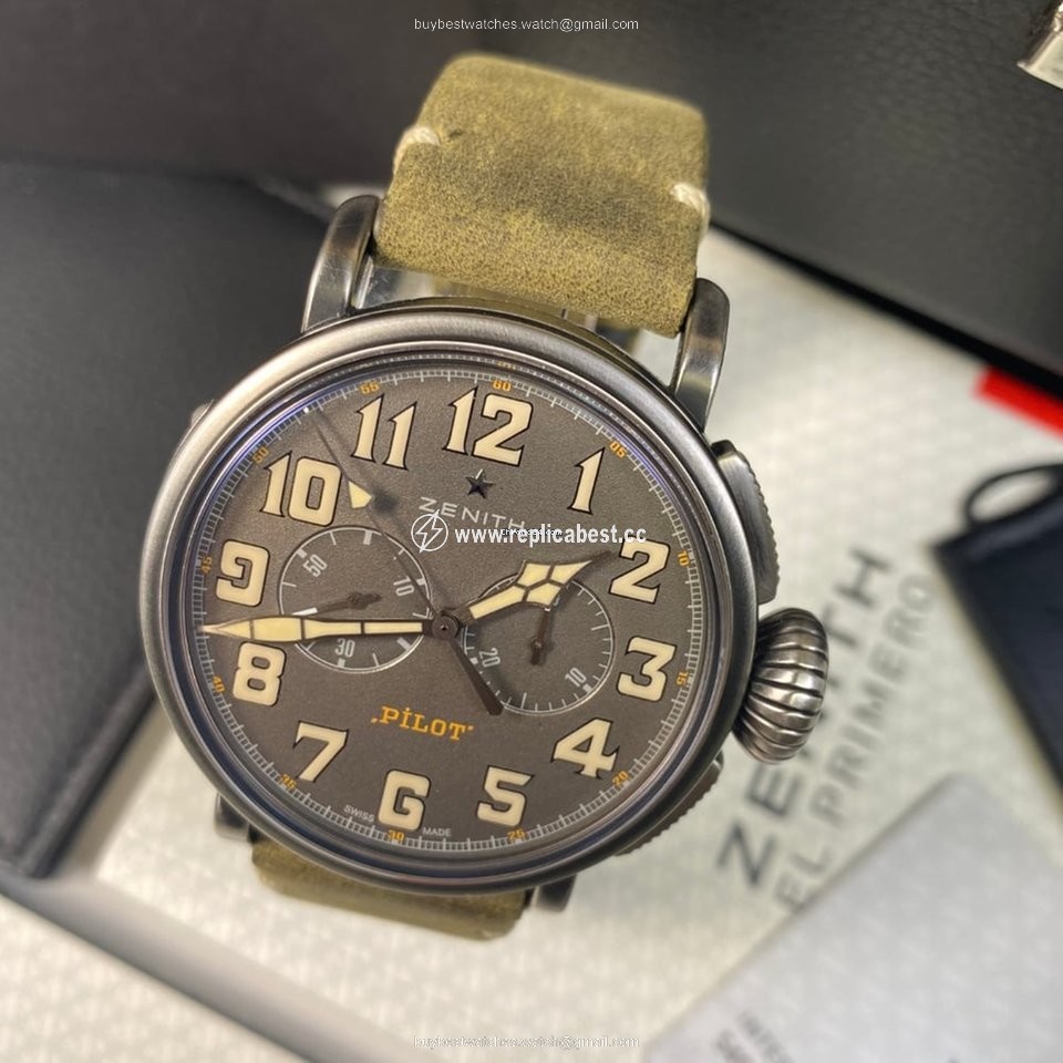 Zenith Pilot Mens watch Unisex Automatic Steel 11.2430.4069 21.C773