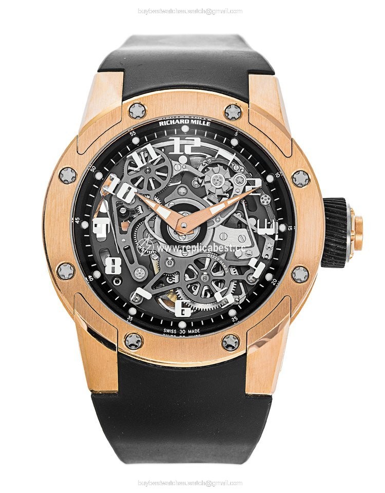 Richard Mille RM 63 Mens watch Unisex Automatic Rose gold RM63-01