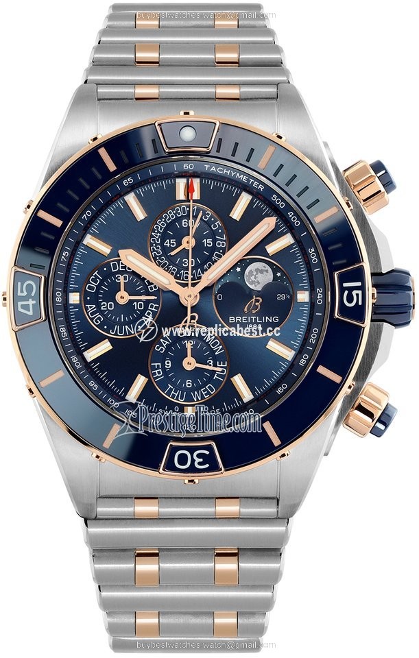 Breitling Chronomat 44 Mens watch Unisex Automatic Gold Steel u19320161c1u1
