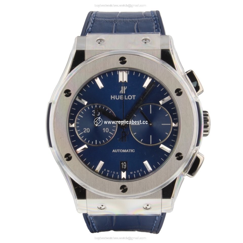 Hublot Classic Fusion Blue Mens watch Unisex Automatic Titanium 521NX7170LR