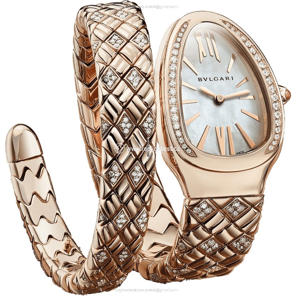 Bulgari Serpenti Womens watch Quartz Rose gold 103250