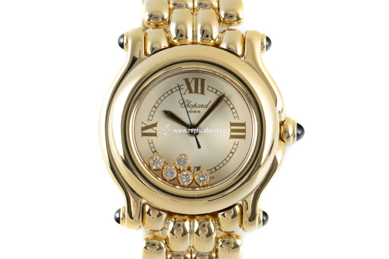 Chopard Happy Sport Womens watch Quartz Yellow gold 27 6150-23