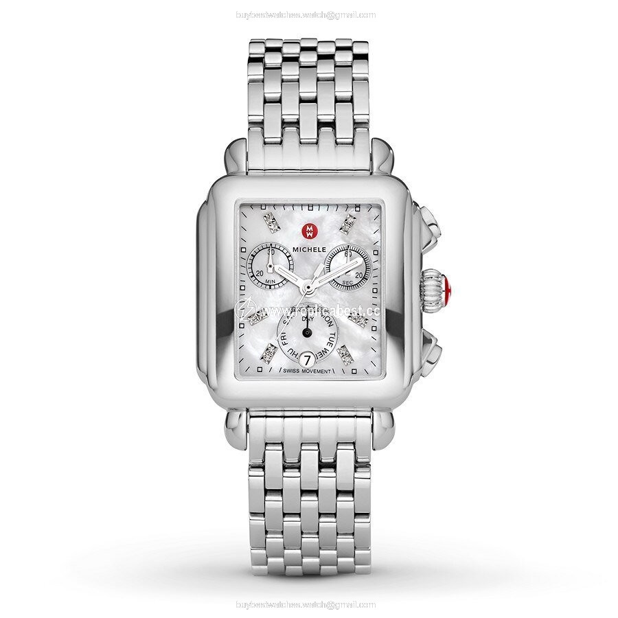Michele Deco Womens watch Quartz Steel MWW06P000014