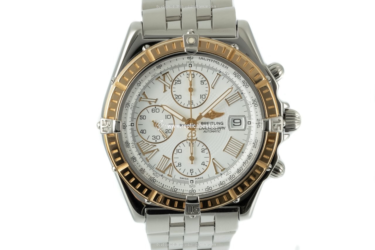 Breitling Crosswind Racing Mens watch Unisex Automatic Gold Steel D13055