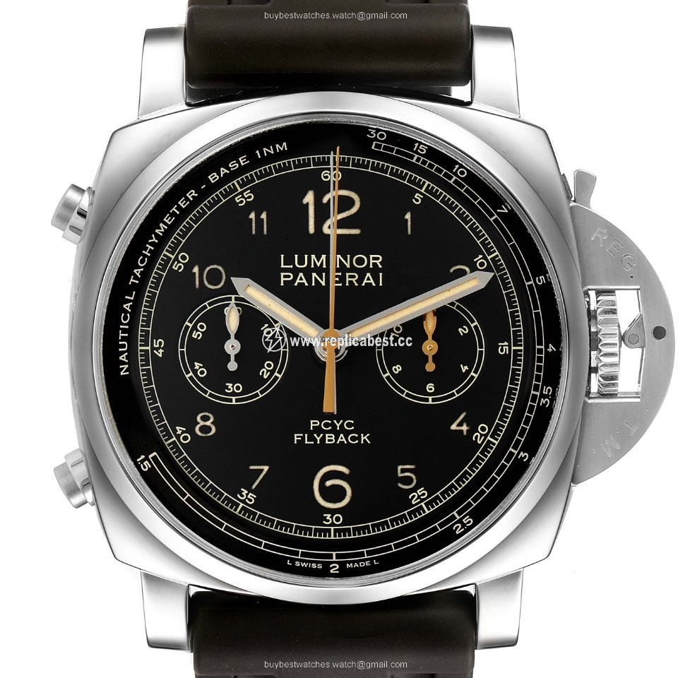 Panerai Luminor 1950 3 Days Chrono Flyback Mens watch Unisex Automatic Steel PAM00653