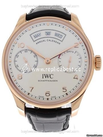 IWC Portuguese Annual Calendar Mens watch Unisex Automatic Red gold IW503504