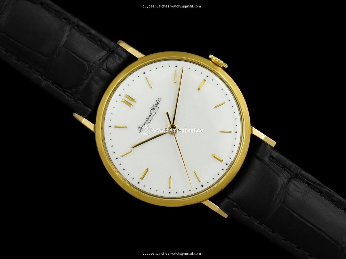 IWC Mens watch Unisex Manual winding Yellow gold 8091