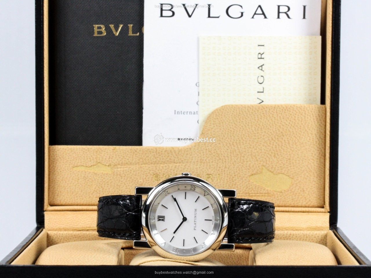 Bulgari Womens watch Quartz Platinum AT35PL