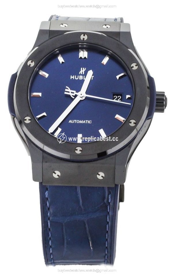 Hublot Classic Fusion Blue Mens watch Unisex Automatic Ceramic 542.CM.7170.LR