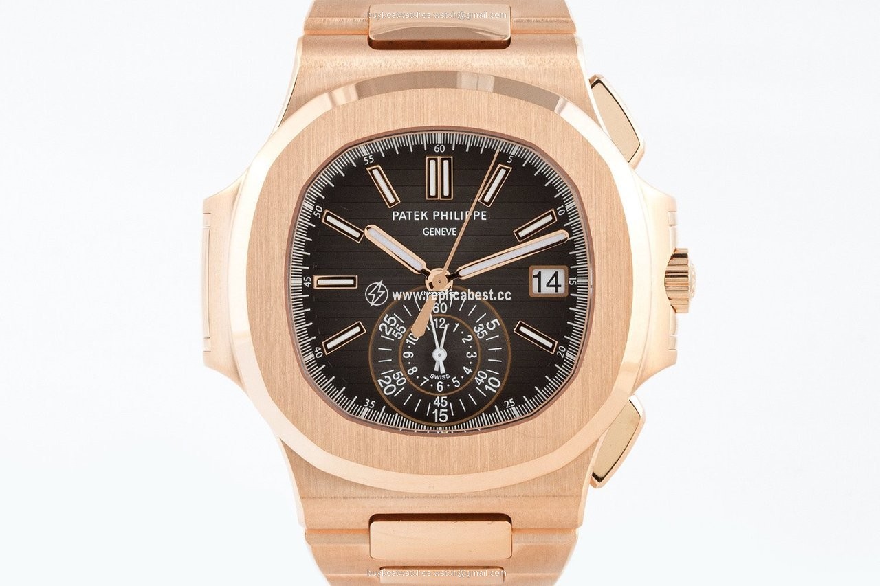 Patek Philippe Nautilus Mens watch Unisex Automatic Rose gold 5980 1R-001