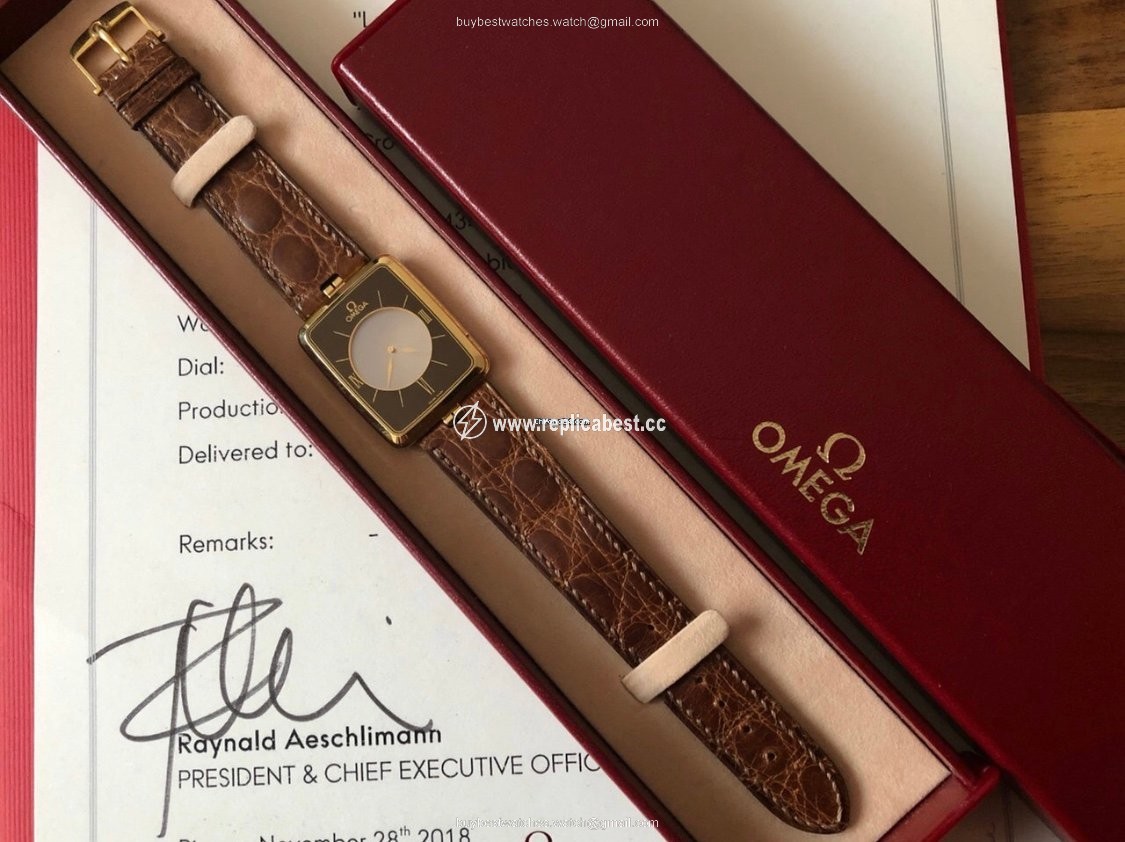 Omega Mens watch Unisex Quartz Yellow gold BA 191.8523 Z