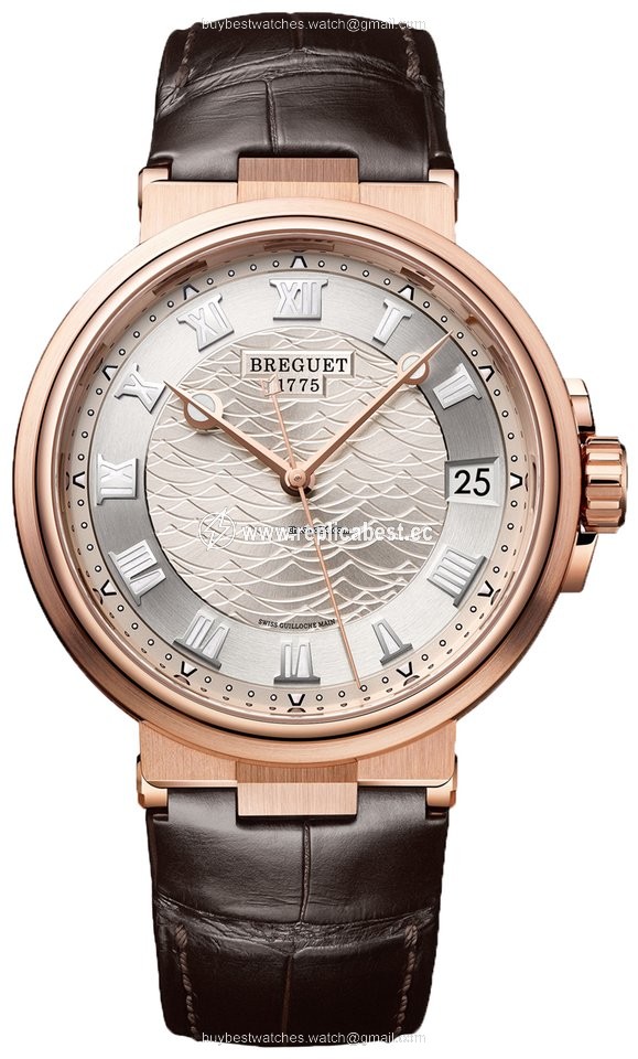 Breguet Marine Mens watch Unisex Automatic Rose gold 5517BR 12 9ZU