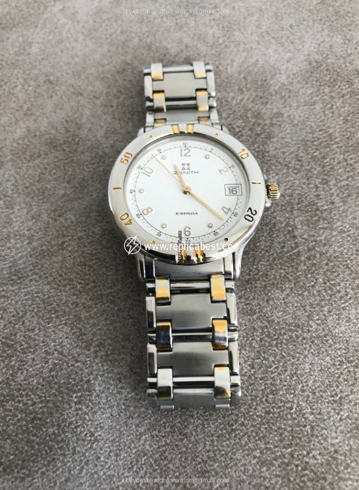 Zenith El Primero Espada Mens watch Unisex Quartz Gold Steel 59.0140.337