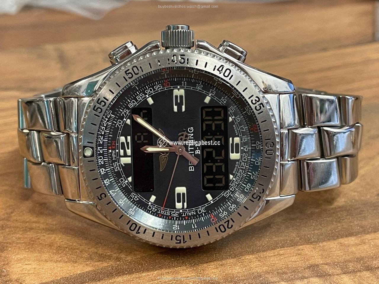 Breitling B-1 Mens watch Unisex Quartz Steel A68362