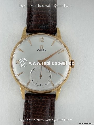 Omega Mens watch Unisex Manual winding Gold Steel Classic Dress