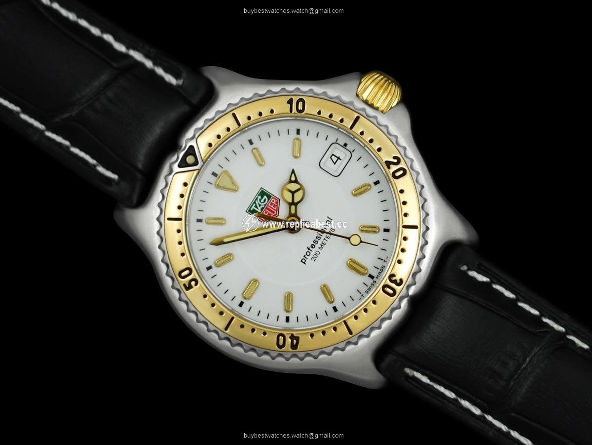 TAG Heuer Mens watch Unisex Quartz Gold Steel 8182