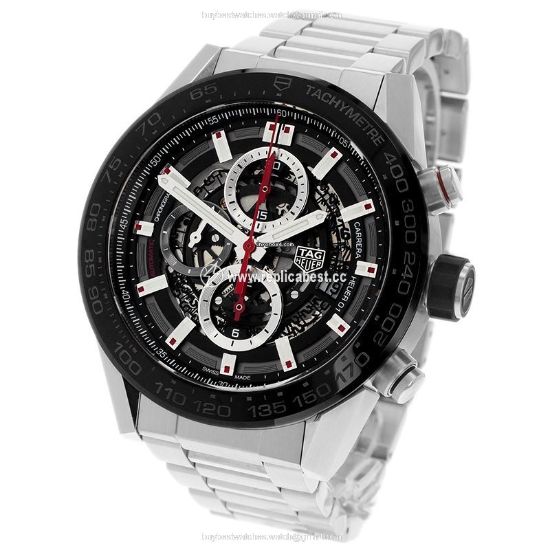 TAG Heuer Carrera Calibre HEUER 01 Mens watch Unisex Automatic Steel CAR2A1W.BA0703