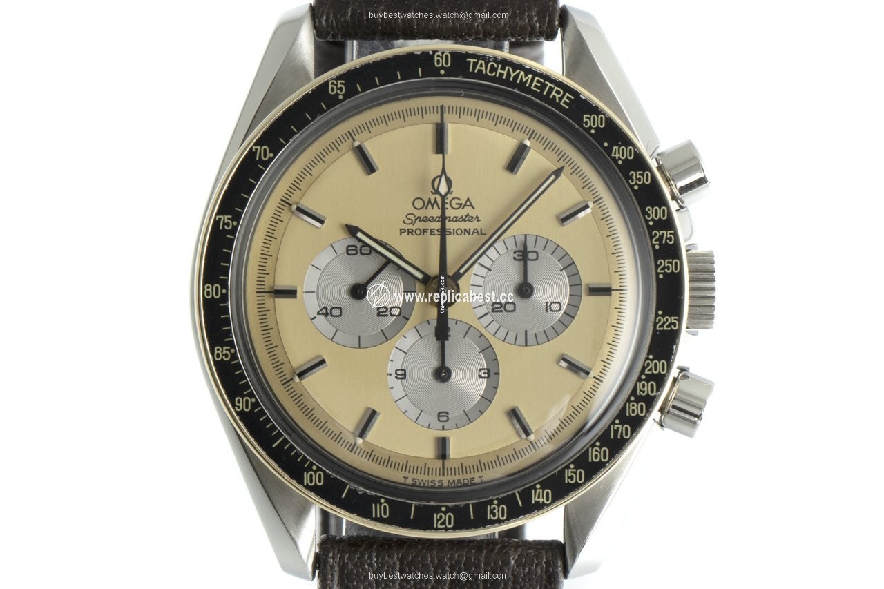 Omega Speedmaster Professional Moonwatch Mens watch Unisex Manual winding Gold Steel DD145.022