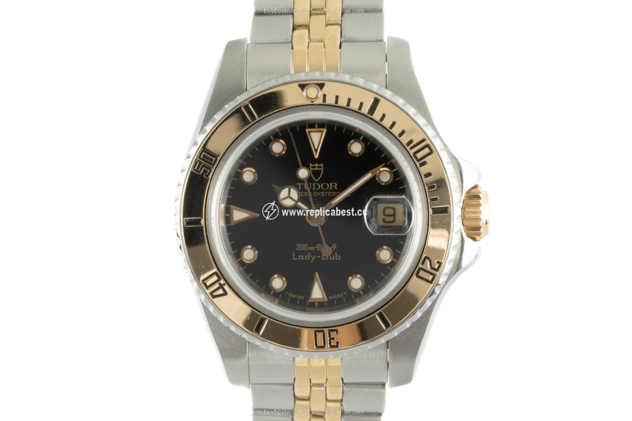 Tudor Prince Oysterdate Womens watch Automatic Gold Steel 96093