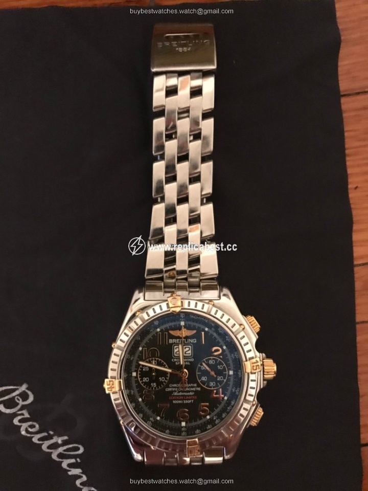 Breitling Crosswind Special Mens watch Unisex Automatic Gold Steel B44356