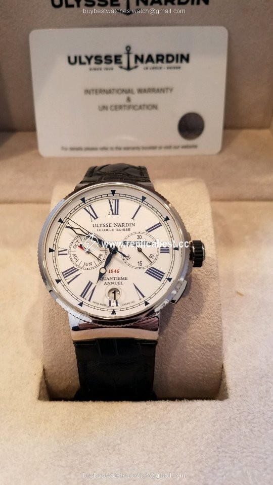 Ulysse Nardin Marine Chronograph Mens watch Unisex Automatic Steel 1533-150 e0