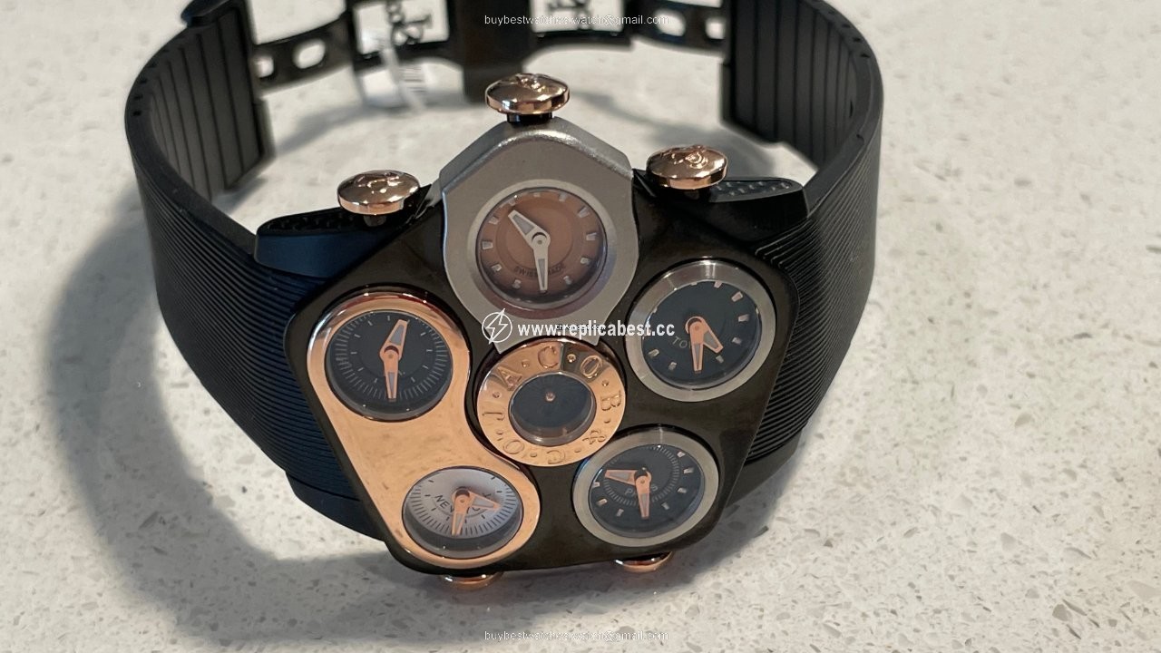 Jacob & Co. Five Time Zone Mens watch Unisex Quartz GR1-24