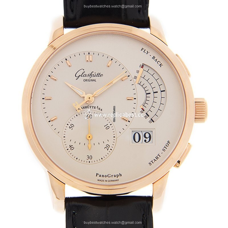 Glashutte Original PanoGraph Mens watch Unisex Manual winding Red gold 1-61-03-25-15-04