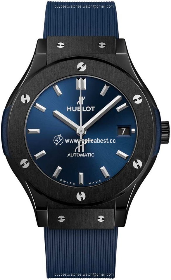 Hublot Classic Fusion Blue Automatic Ceramic 565.cm.7170.rx Ceramic Blue