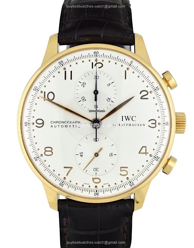 IWC Portuguese Chronograph Mens watch Unisex Automatic Yellow gold IW371416
