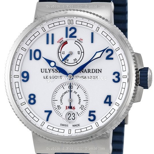 Ulysse Nardin Marine Chronometer Manufacture Mens watch Unisex Automatic Steel 1183-126-3 60