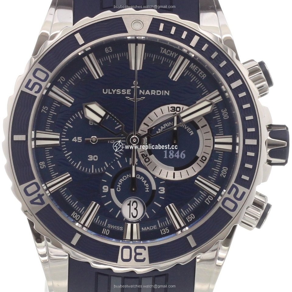 Ulysse Nardin Diver Chronograph Mens watch Unisex Automatic Titanium 1503-170-3 93