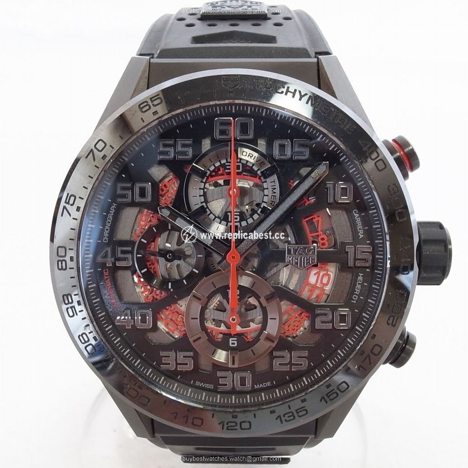 TAG Heuer Carrera Calibre HEUER 01 Mens watch Unisex Automatic Steel CAR201D
