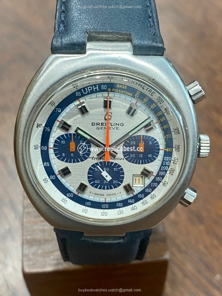 Breitling Transocean Chronograph Mens watch Unisex Manual winding Steel 7102