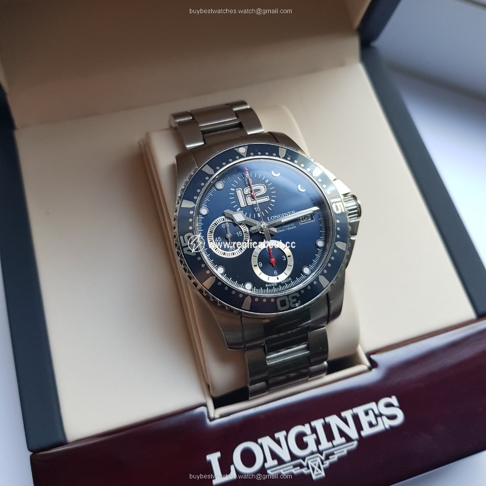 Longines HydroConquest Mens watch Unisex Automatic Steel L3.644.4.96.6
