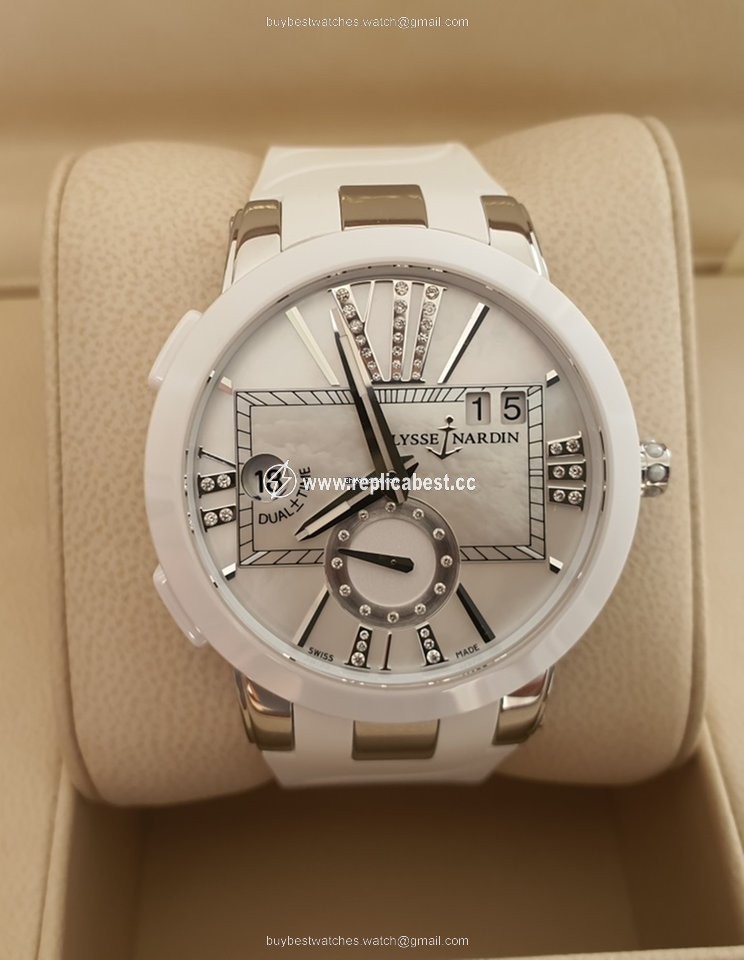Ulysse Nardin Executive Dual Time Lady Womens watch Automatic Steel 243-10-3 391