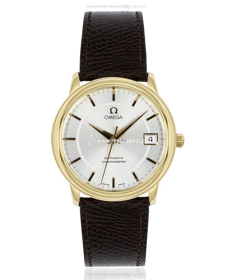 Omega De Ville Prestige Mens watch Unisex Automatic Yellow gold 168.1050