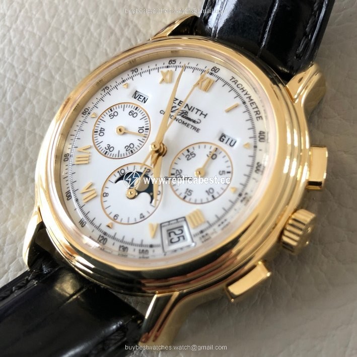 Zenith El Primero Mens watch Unisex Automatic Yellow gold 30.0240.410