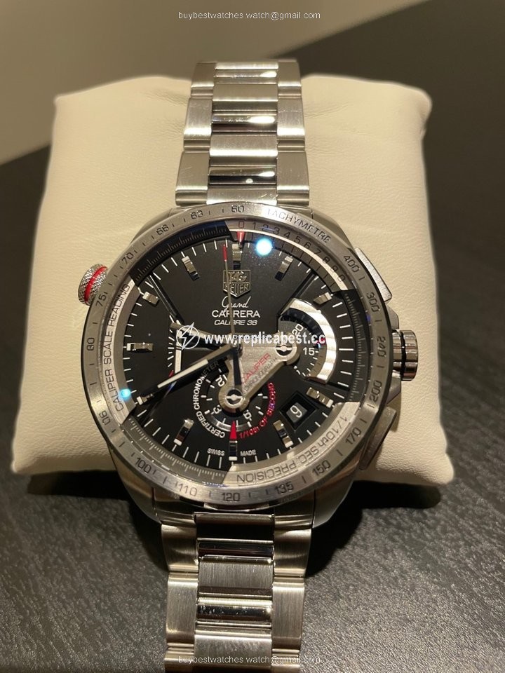 TAG Heuer Grand Carrera Mens watch Unisex Automatic Steel CAV5115