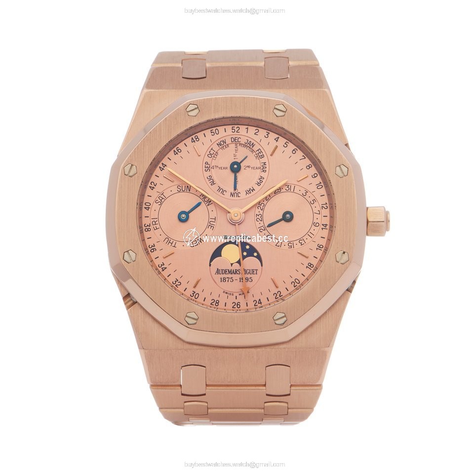 Audemars Piguet Royal Oak Perpetual Calendar Mens watch Unisex Automatic Rose gold 25810OR.OO.0944OR.01