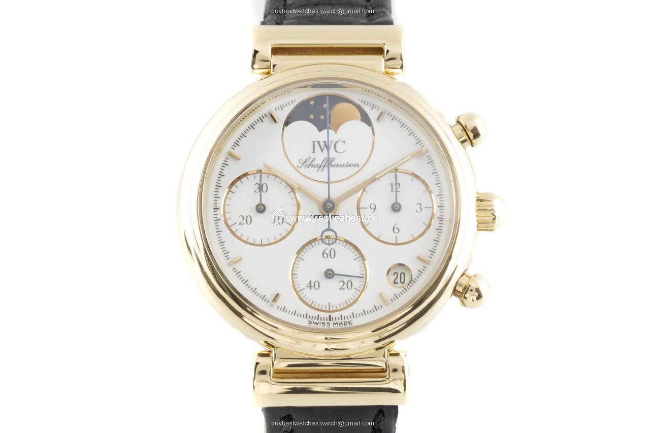 IWC Da Vinci Chronograph Womens watch Quartz Yellow gold 3735