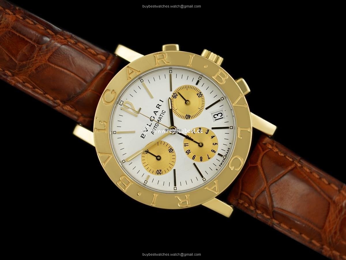 Bulgari Mens watch Unisex Automatic Yellow gold 8057SH