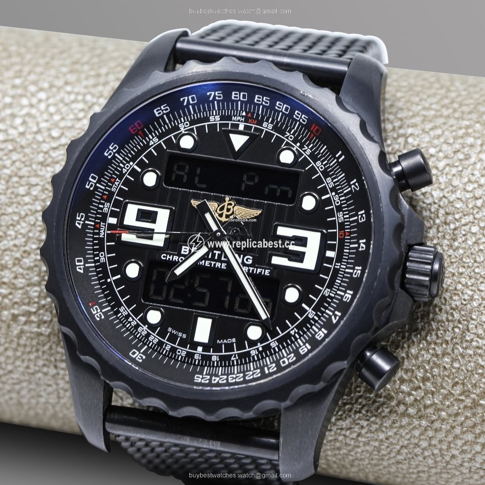 Breitling Chronospace Mens watch Unisex Quartz Steel M78365