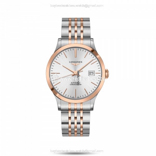 Longines Record Mens watch Unisex Automatic Rose gold L2.821.5.72.7
