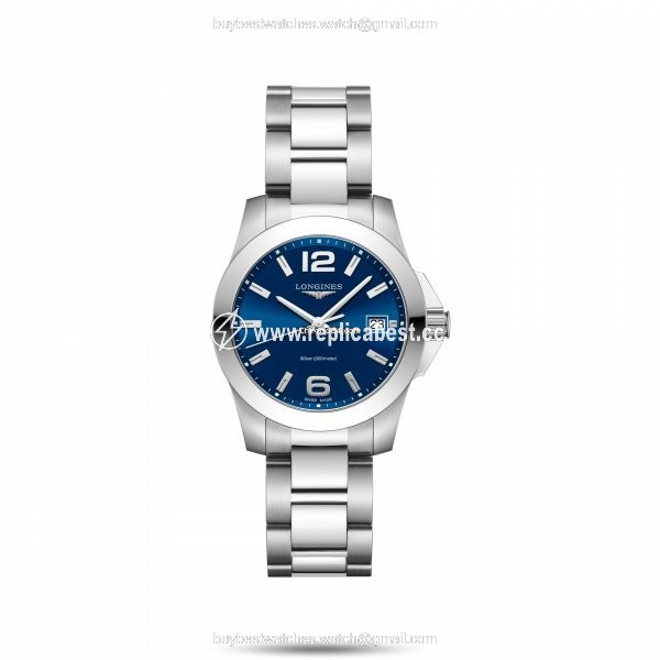 Longines Conquest Quartz Steel L3.377.4.96.6