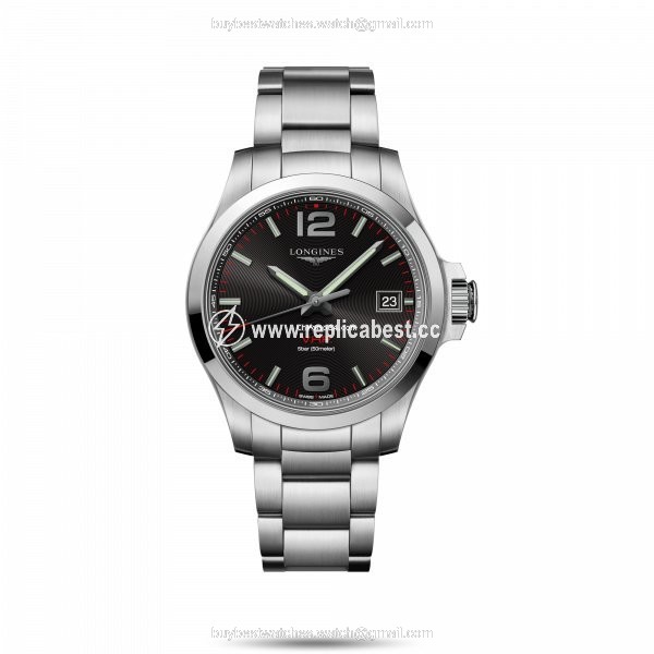 Longines Conquest Mens watch Unisex Quartz Steel L3.716.4.56.6