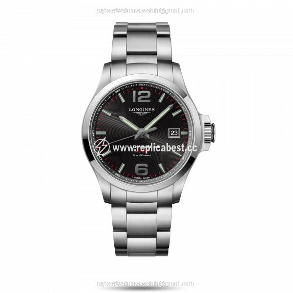 Longines Conquest Mens watch Unisex Quartz Steel L3.726.4.56.6