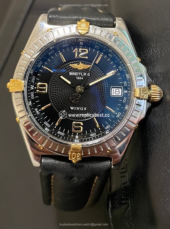 Breitling Mens watch Unisex Automatic Gold Steel B10050